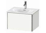 Duravit XSquare Waschtisch-Unterschrank XS422203636 61x39,7x47,8cm, weiß seidenmatt, 1 Auszug