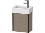 Duravit XViu Waschtisch-Unterschrank XV4230LB211 36,4 x 39,7 x 23,4 cm, links, eiche kaschmir, 1 Tür, schwarz matt
