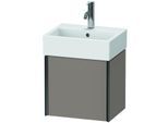 Duravit XViu Waschtisch-Unterschrank XV4231RB243 43,4x33,4x39,7cm, schwarz matt, rechts, basalt matt