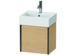 Duravit XViu Waschtisch-Unterschrank XV4231RB230 43,4x33,4x39,7cm, schwarz matt, rechts, Eiche natur