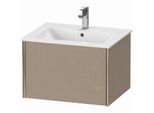 Duravit XViu Waschtisch-Unterschrank XV40250B175 61 x 40 x 48 cm, leinen, 1 Auszug, wandhängend, champagner matt