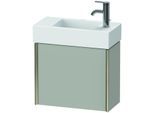 Duravit XViu Waschtisch-Unterschrank XV4232RB107 48,4x39,7x23,4 cm, rechts, betongrau matt, 1 Tür, champagner matt