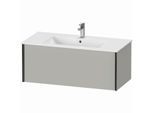 Duravit XViu Waschtisch-Unterschrank XV40270B207 101 x 40 x 48 cm, betongrau matt, 1 Auszug, wandhängend, schwarz matt