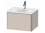 Duravit XSquare Waschtisch-Unterschrank XS422209191 61x39,7x47,8cm, Taupe, 1 Auszug