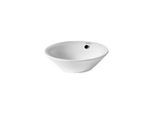Duravit Starck 1 Aufsatz Waschtisch 04083300001 Ø 33 cm, weiss, wondergliss, mit Überlauf
