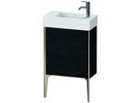 Duravit XViu Waschtisch-Unterschrank XV4532LB116 48,4 x 49,3 x 23,4 cm, links, Eiche schwarz, 1 Tür, champagner matt