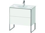 Duravit XSquare Waschtisch-Unterschrank XS452401818 81x84x47,8cm, weiß matt, 2 Auszüge