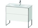 Duravit XSquare Waschtisch-Unterschrank XS452501818 101x84x47,8cm, weiß matt, 2 Auszüge