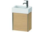 Duravit XViu Waschtisch-Unterschrank XV4230RB130 36,4x39,7x23,4 cm, rechts, Eiche natur, 1 Tür, champagner matt