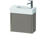 Duravit XViu Waschtisch-Unterschrank XV4232LB143 48,4x39,7x23,4 cm, links, basalt matt, 1 Tür, champagner matt
