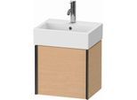 Duravit XViu Waschtisch-Unterschrank XV4231RB212 43,4x33,4x39,7cm, schwarz matt, rechts, eiche gebürstet