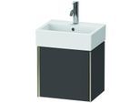 Duravit XViu Waschtisch-Unterschrank XV4231RB149 43,4x33,4x39,7cm, champagner matt, Tür rechts, graphit matt