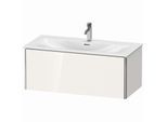 Duravit XSquare Waschtisch-Unterschrank XS422502222 101x39,7x47,8cm, weiß hochglanz, 1 Auszug
