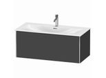 Duravit XSquare Waschtisch-Unterschrank XS422504949 101x39,7x47,8cm, Graphit matt, 1 Auszug