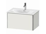 Duravit XSquare Waschtisch-Unterschrank XS422303939 71x39,7x47,8cm, Nordic weiß seidenmatt, 1 Auszug