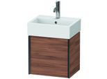 Duravit XViu Waschtisch-Unterschrank XV4231RB279 43,4x33,4x39,7cm, schwarz matt, rechts, nussbaum natur
