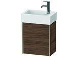 Duravit XViu Waschtisch-Unterschrank XV4230RB121 36,4x39,7x23,4 cm, rechts, nussbaum dunkel, 1 Tür, champagner matt