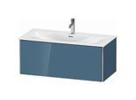 Duravit XSquare Waschtisch-Unterschrank XS422504747 101x39,7x47,8cm, Stone Blue hochglanz, 1 Auszug
