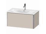 Duravit XSquare Waschtisch-Unterschrank XS422409191 81x39,7x47,8cm, Taupe, 1 Auszug