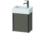 Duravit XViu Waschtisch-Unterschrank XV4230LB290 36,4 x 39,7 x 23,4 cm, links, flannel grey seidenmatt, 1 Tür, schwarz matt