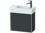 Duravit XViu Waschtisch-Unterschrank XV4232RB149 48,4x39,7x23,4 cm, rechts, graphit matt, 1 Tür, champagner matt