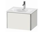 Duravit XSquare Waschtisch-Unterschrank XS422203939 61x39,7x47,8cm, Nordic weiß seidenmatt, 1 Auszug