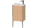 Duravit XViu Waschtisch-Unterschrank XV4480RB112 41x29x59,4cm, stehend, champagner matt, Anschlag rechts, eiche gebürstet