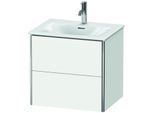 Duravit XSquare Waschtisch-Unterschrank XS432201818 61x56x47,8cm, weiß matt, 2 Schubkästen