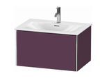 Duravit XSquare Waschtisch-Unterschrank XS422309494 71x39,7x47,8cm, Aubergine seidenmatt, 1 Auszug