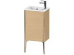 Duravit XViu Waschtisch-Unterschrank XV4480LB130 41x29x59,4cm, stehend, champagner matt, Anschlag links, Eiche natur