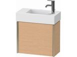 Duravit XViu Waschtisch-Unterschrank XV4232LB112 48,4x39,7x23,4 cm, links, eiche gebürstet, 1 Tür, champagner matt