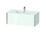 Duravit XViu Waschtisch-Unterschrank XV40270B185 101 x 40 x 48 cm, weiß hochglanz, 1 Auszug, wandhängend, champagner matt