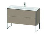 Duravit XSquare Waschtisch-Unterschrank XS452607575 121x84x47,8cm, Leinen, 2 Auszüge