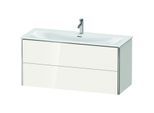 Duravit XSquare Waschtisch-Unterschrank XS432608585 121x56x47,8cm, weiß hochglanz, 2 Schubkästen