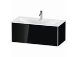 Duravit XSquare Waschtisch-Unterschrank XS422504040 101x39,7x47,8cm, schwarz hochglanz, 1 Auszug