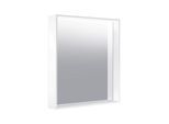 Keuco X-Line Lichtspiegel 33298302000, Weiß, 650x700x105mm, LED-Beleuchtung und Spiegelheizung