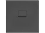 Villeroy & Boch Squaro Infinity Duschwanne UDQ8080SQI1IV1S, 80 x 80 x 4 cm, anthrazit