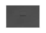 Villeroy & Boch Squaro Infinity Duschwanne UDQ1175SQI2IV1S, 110 x 75 x 4 cm, anthrazit