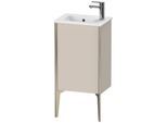 Duravit XViu Waschtisch-Unterschrank XV4480LB191 41x29x59,4cm, stehend, champagner matt, Anschlag links, taupe matt