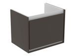 Ideal Standard Connect Air Waschtischunterschrank E0817VY 50x40x36cm, 1 Auszug, braun matt/weiß matt