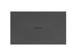 Villeroy & Boch Squaro Infinity Duschwanne UDQ1590SQI2IV1S, 150 x 90 x 4 cm, anthrazit