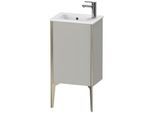 Duravit XViu Waschtisch-Unterschrank XV4480LB107 41x29x59,4cm, stehend, champagner matt, Anschlag links, betongrau matt