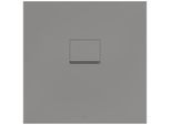 Villeroy & Boch Squaro Infinity Duschwanne UDQ8080SQI1IV3S, 80 x 80 x 4 cm, grau