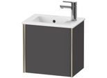 Duravit XViu Waschtisch-Unterschrank XV4024RB149 41x29x40cm, wandhängend, champagner matt, Anschlag rechts, graphit matt