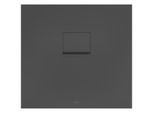 Villeroy & Boch Squaro Infinity Duschwanne UDQ8075SQI2IV1S, 80 x 75 x 4 cm, anthrazit