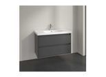 Villeroy und Boch Skyla Waschtischunterschrank C79900VR 2 Auszüge, 972 x 596 x 439 mm, Graphite