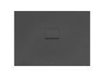 Villeroy & Boch Squaro Infinity Duschwanne UDQ1180SQI2IV1S, 110 x 80 x 4 cm, anthrazit