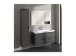 Villeroy und Boch Skyla Hochschrank C80100VR 2 Türen, 350 x 1700 x 349 mm, Graphite / Graphite