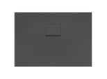 Villeroy & Boch Squaro Infinity Duschwanne UDQ1070SQI2IV1S, 100 x 70 x 4 cm, anthrazit