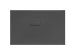 Villeroy & Boch Squaro Infinity Duschwanne UDQ1170SQI2LV1S, 110 x 70 x 4 cm, anthrazit
